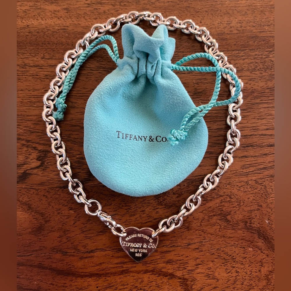 Return to Tiffany Heart Tag 15 inch necklace